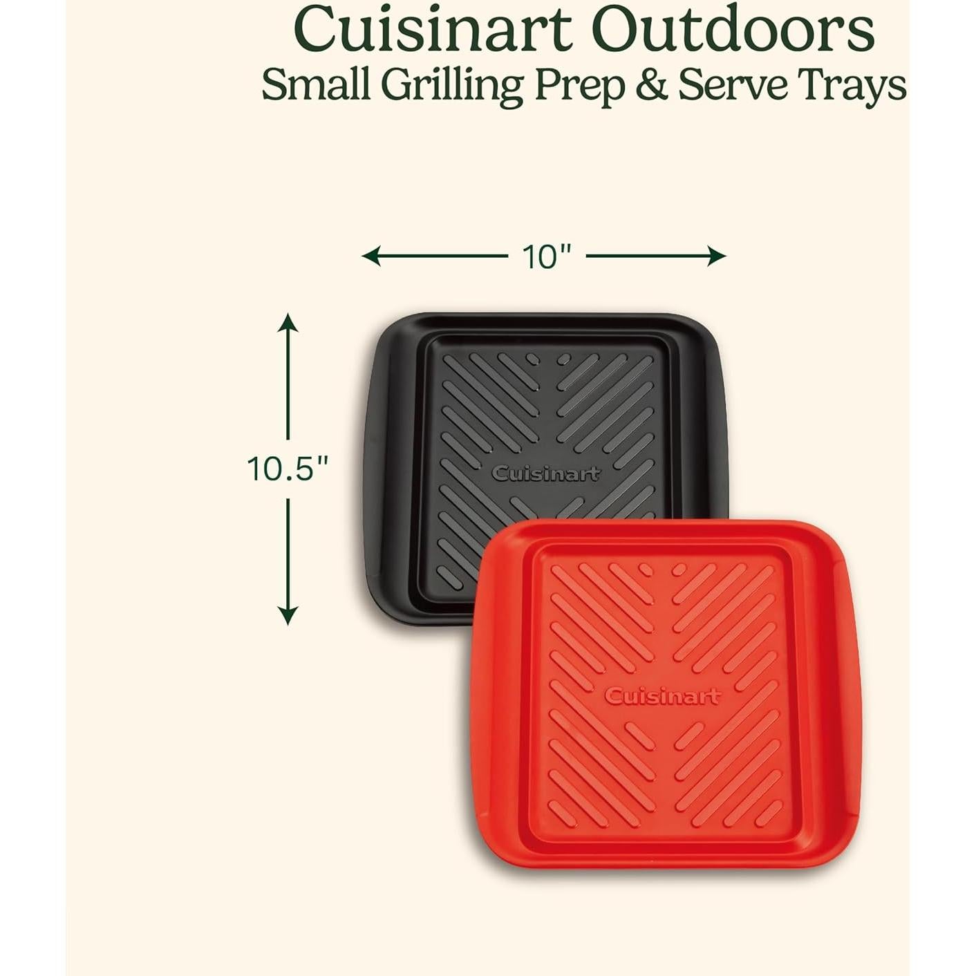 Bandejas de Preparación Cuisinart 26.67x26.67 cm, 2 Piezas