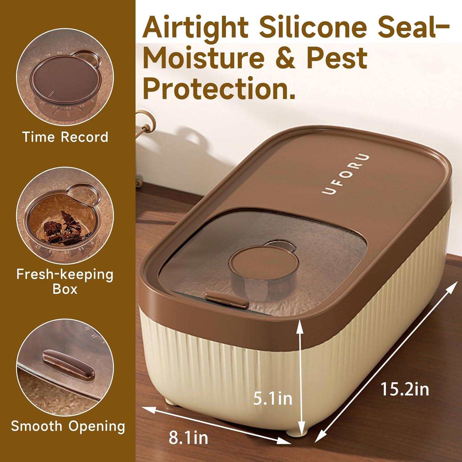 Contenedor de Almacenamiento de Alimentos UFORU 11 L - A Prueba de Humedad