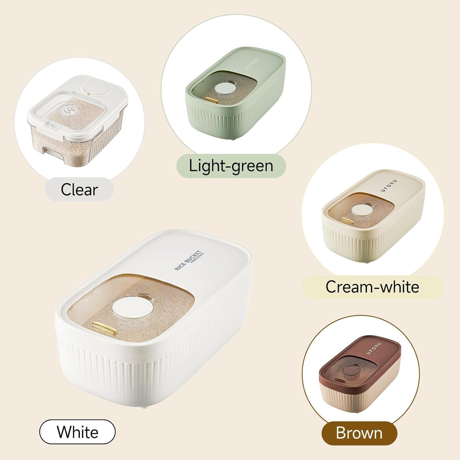 Contenedor de Almacenamiento de Alimentos UFORU 11 L - A Prueba de Humedad