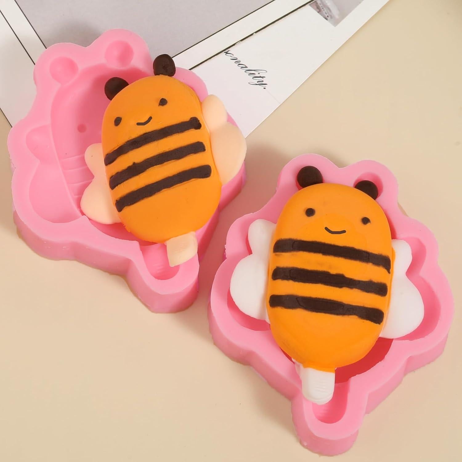 Molde de Silicona para Chocolate Abeja nklbio - 2 Pcs