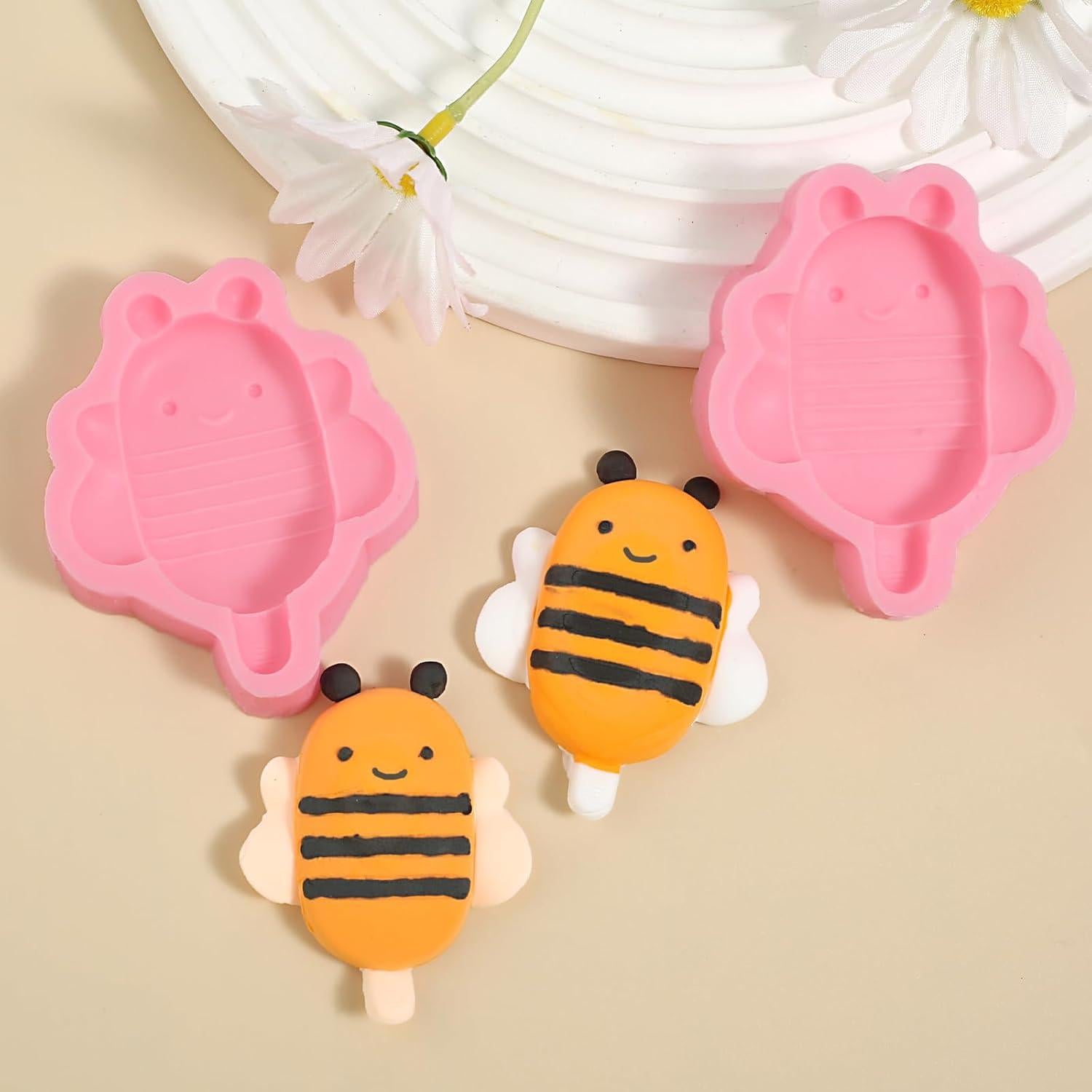 Molde de Silicona para Chocolate Abeja nklbio - 2 Pcs