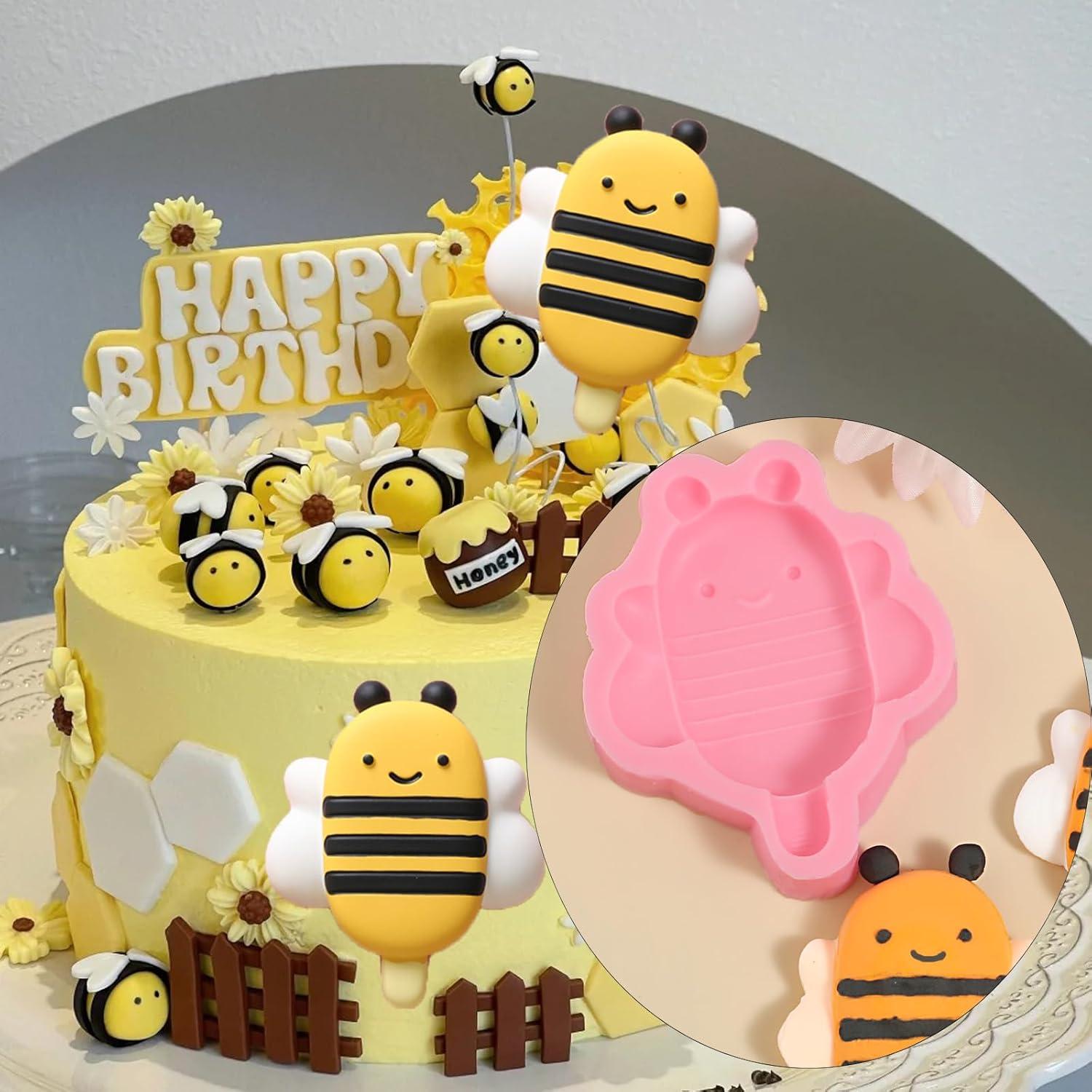 Molde de Silicona para Chocolate Abeja nklbio - 2 Pcs