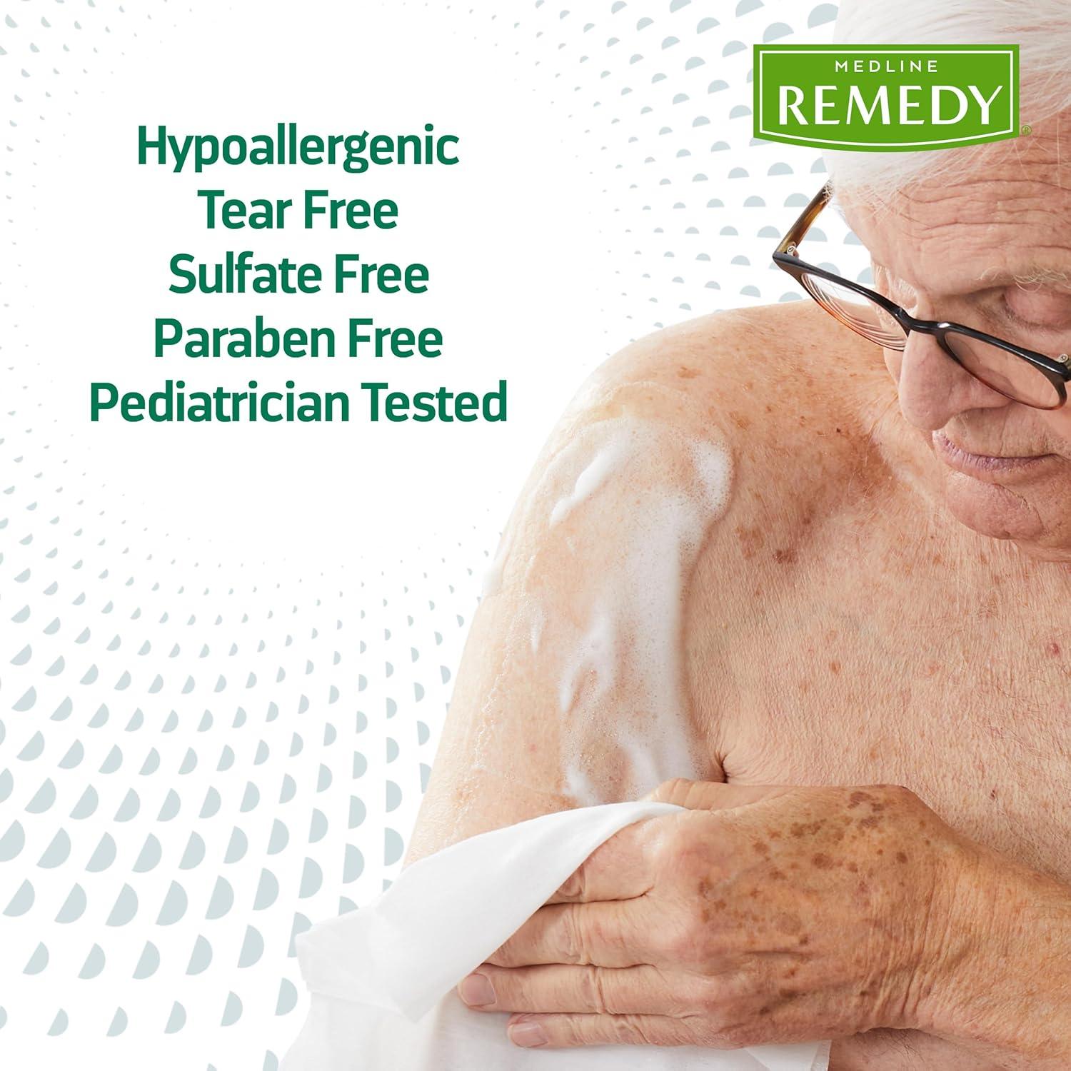 Limpiador Espumoso Sin Enjuague Medline Remedy 236.6 ml