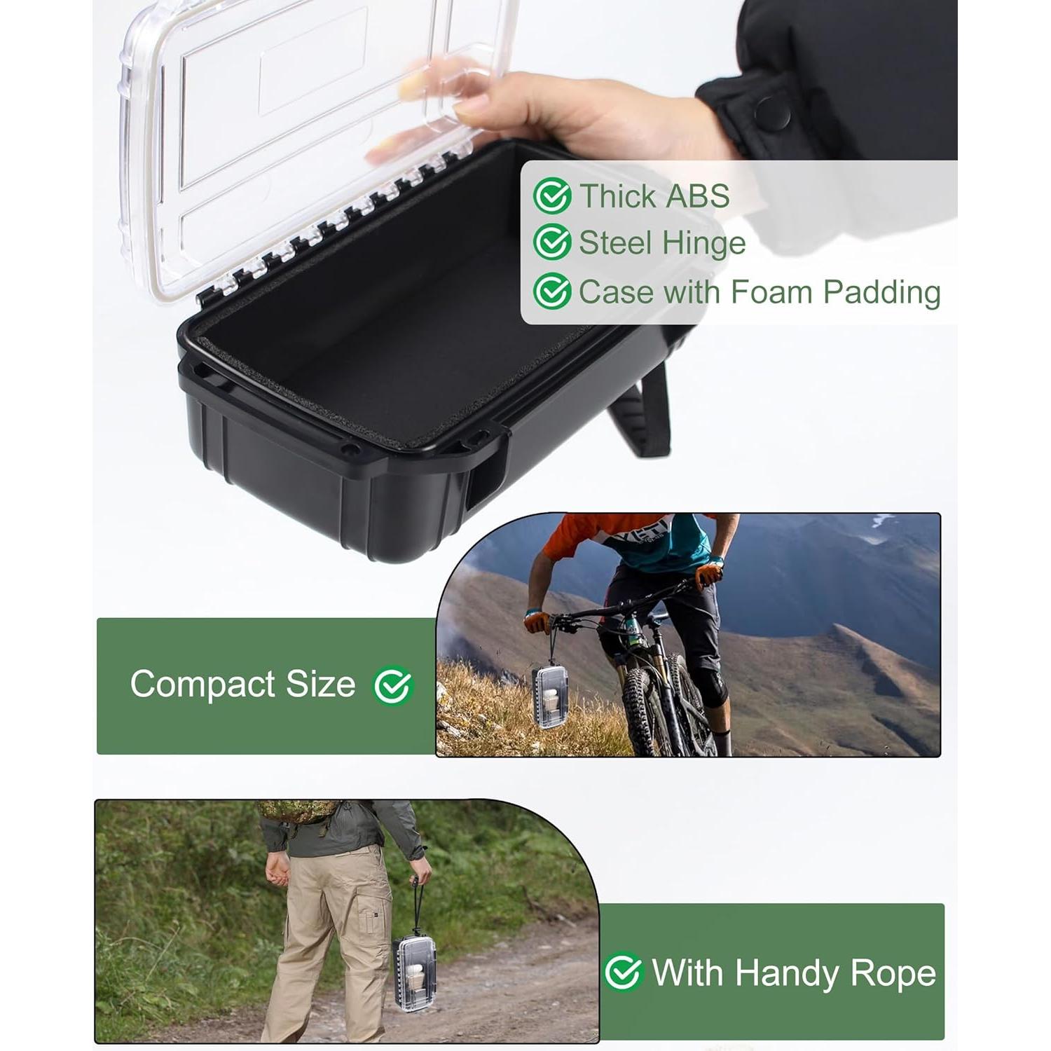 Caja Secadora Impermeable Uxwuy 3030 con Acolchado 20.6x12.9cm