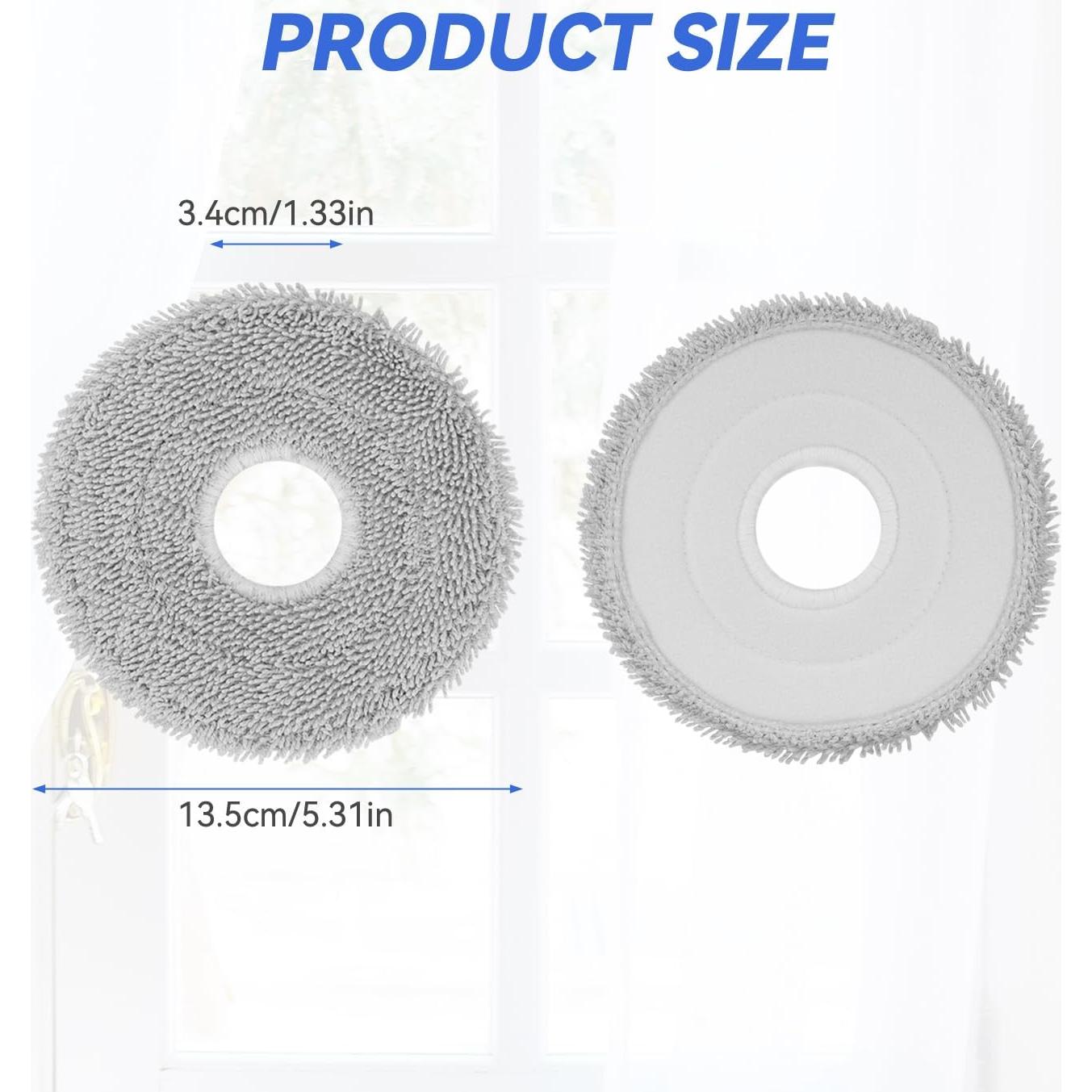 Almohadillas de Trapeador Reemplazo Sgizoku para Dreame y ECOVACS - 4 Pack