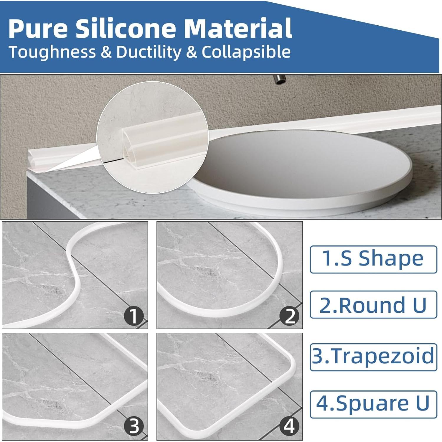 Dique de Agua Colapsable Conwang 99 cm Silicona Transparente