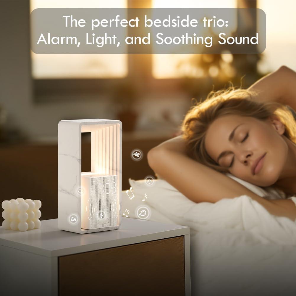 Reloj Despertador Digital WILIT con Luz de Amanecer y USB
