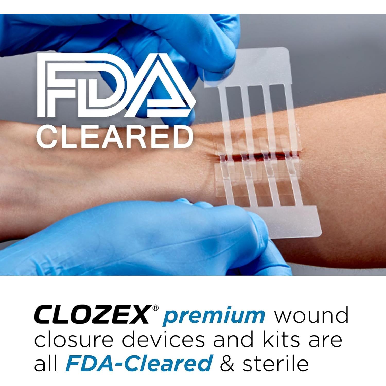 Kit de Laceración Clozex Completo - Cierre de Heridas Sin Puntos