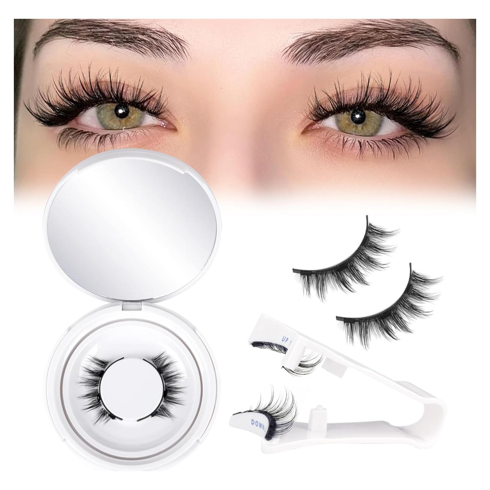 Pestañas Magnéticas Reutilizables ALICE con Aplicador - Estilo Manga