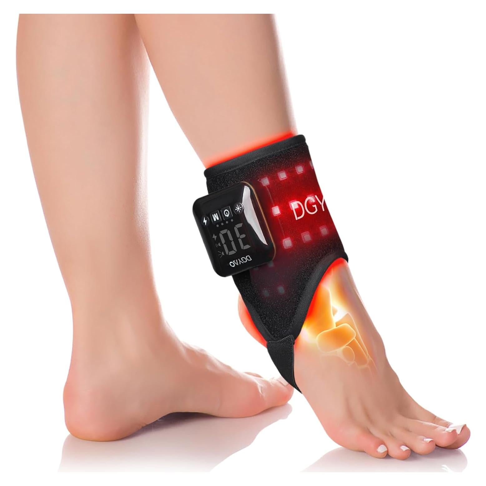 Envoltura Terapia Luz Roja DGYAO 660nm/850nm Alivio Dolor Tobillo