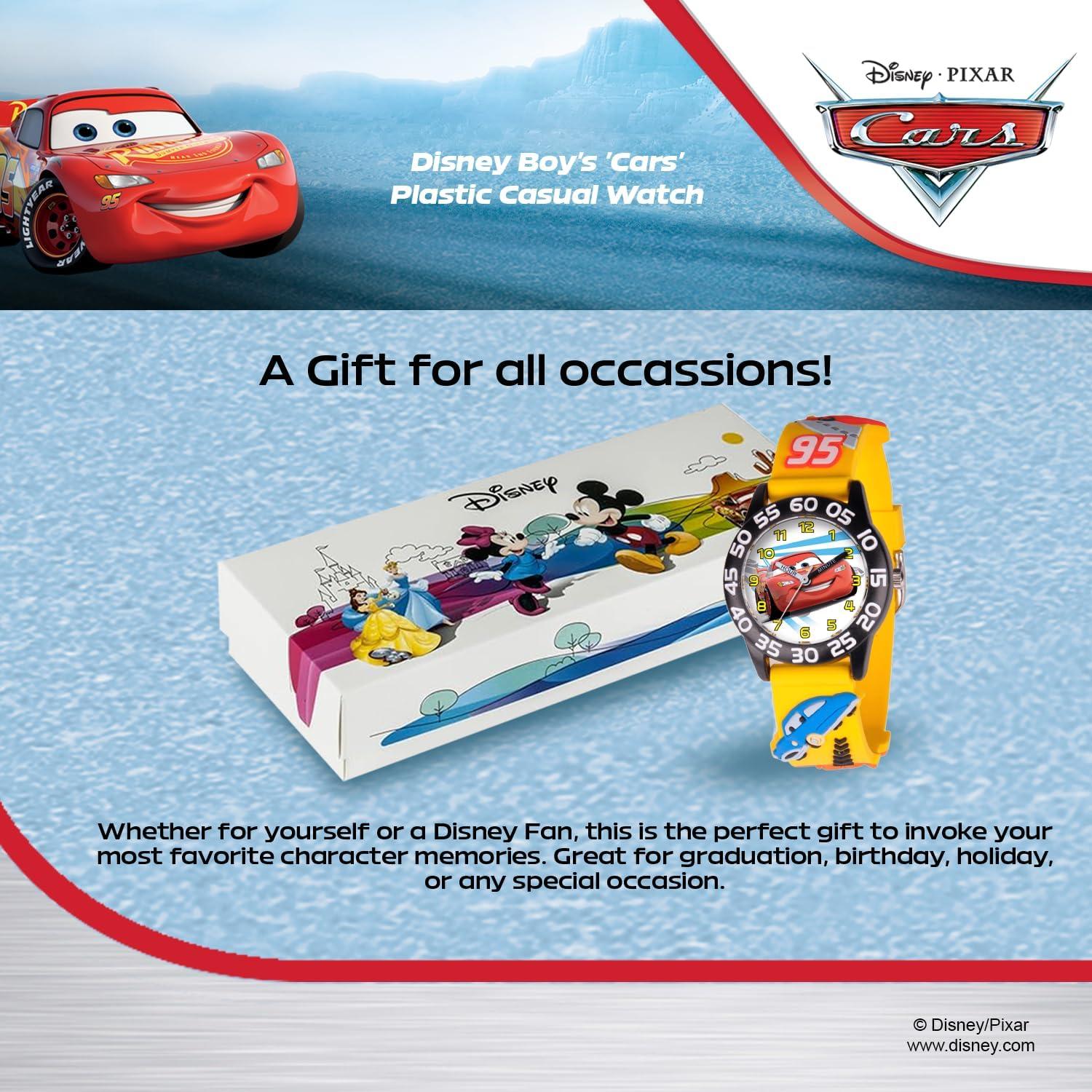 Reloj Analógico de Cuarzo Disney Cars para Niños 32mm