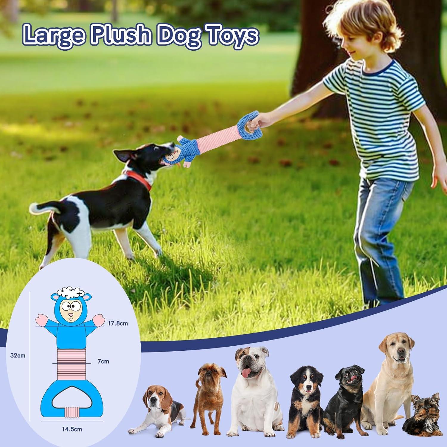 Juguete Interactivo para Perros Sychien con Squeaker y Crinkle