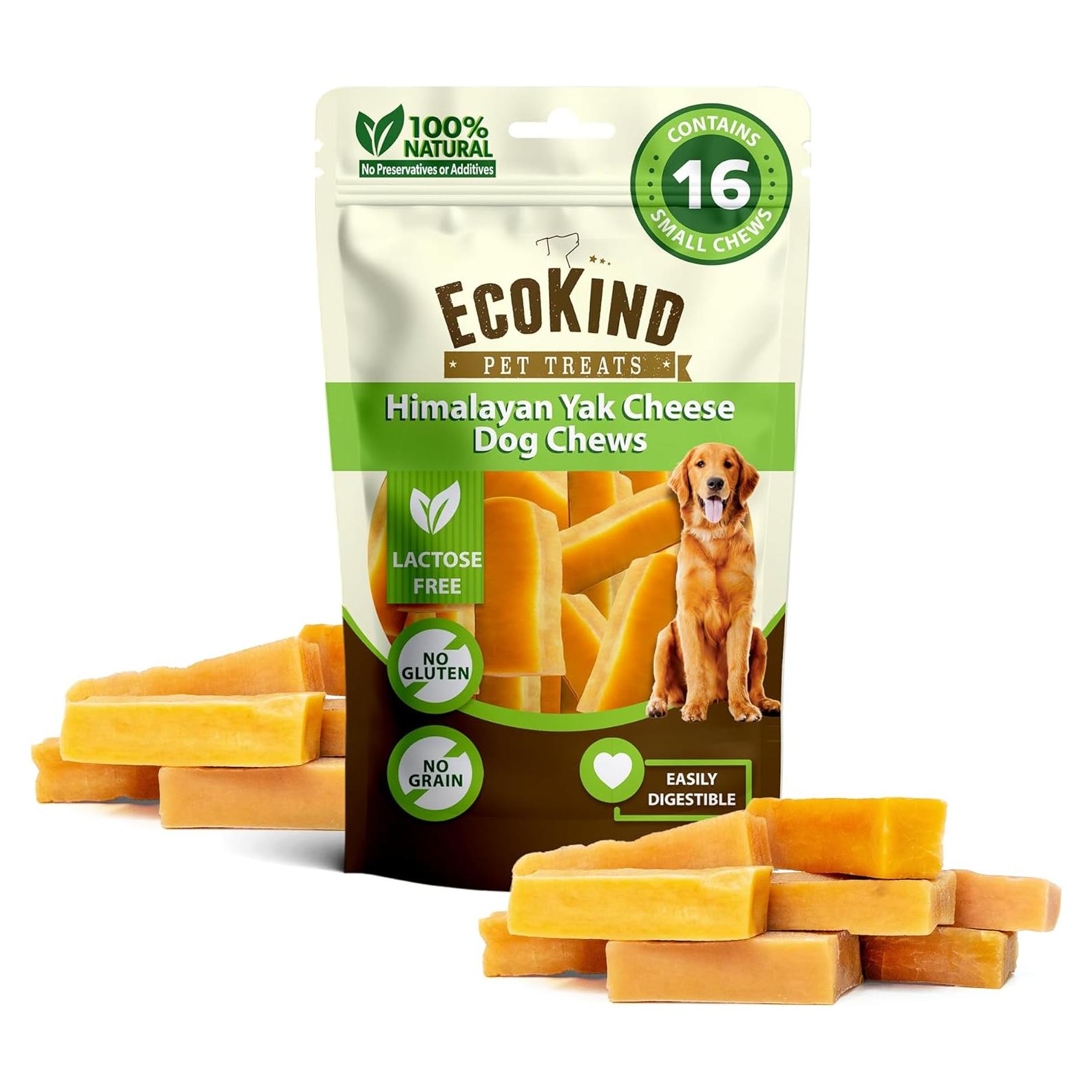 Masticables de Queso de Yak EcoKind - Pequeño 16 Unidades