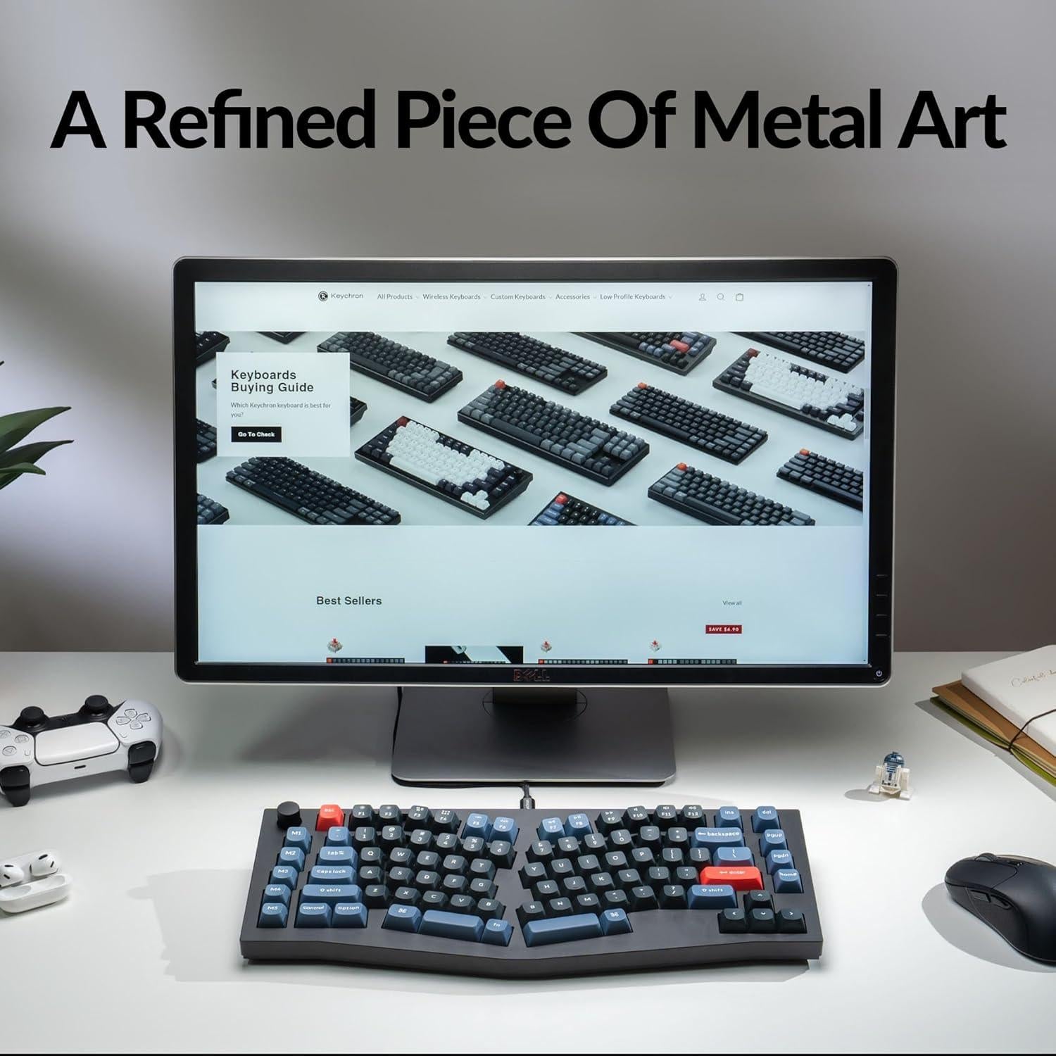 Teclado Mecánico Keychron Q10 75% Programable Gateron Blue