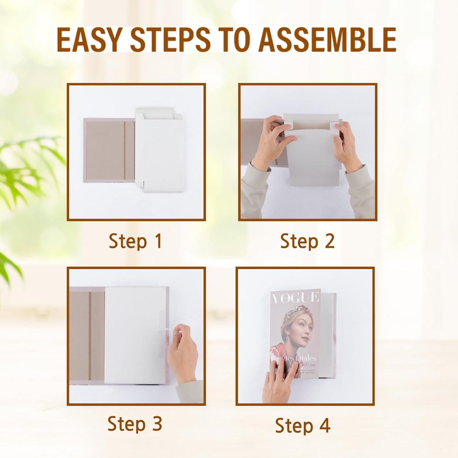 Conjunto de Libros Decorativos Glam Probenex - 4 Piezas