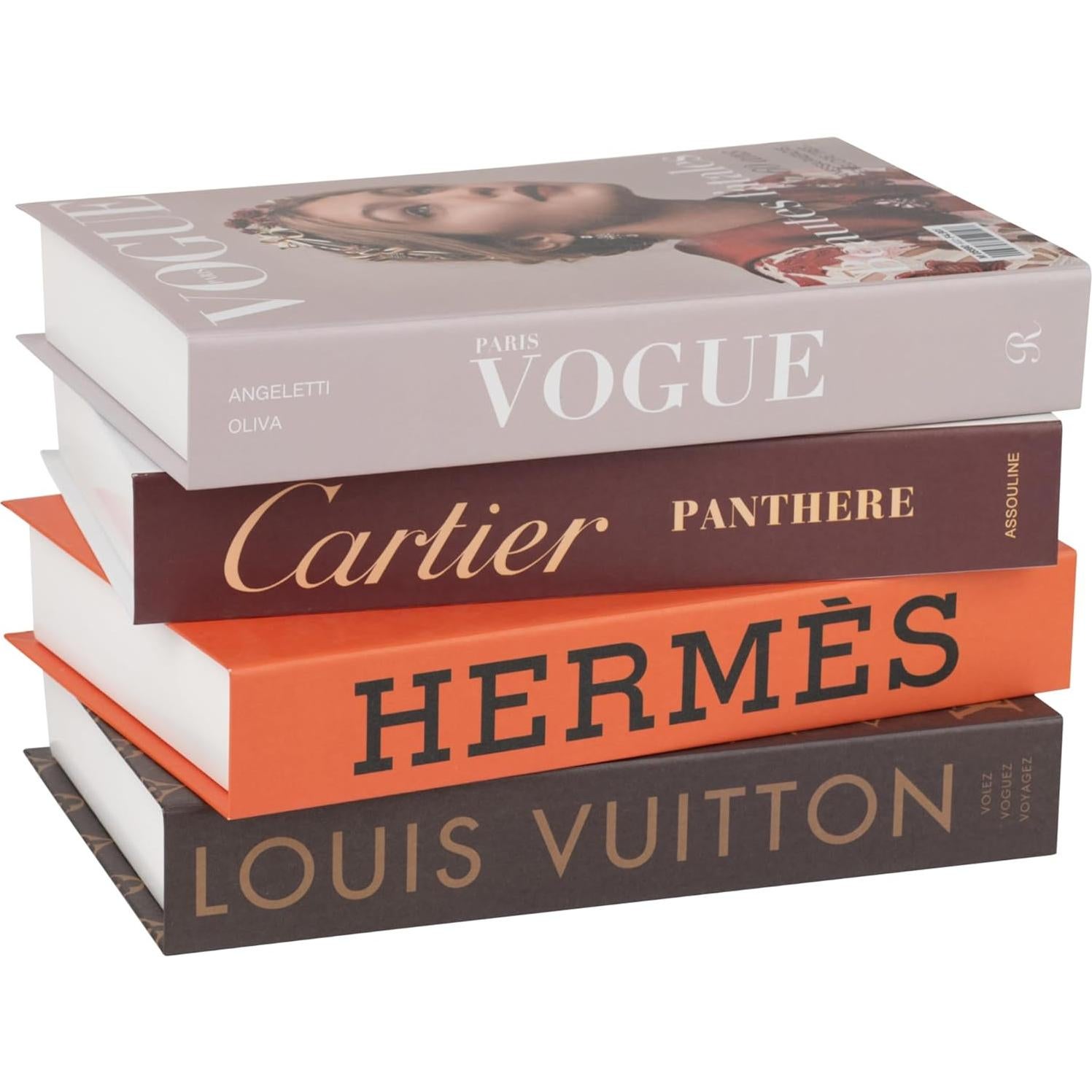 Conjunto de Libros Decorativos Glam Probenex - 4 Piezas