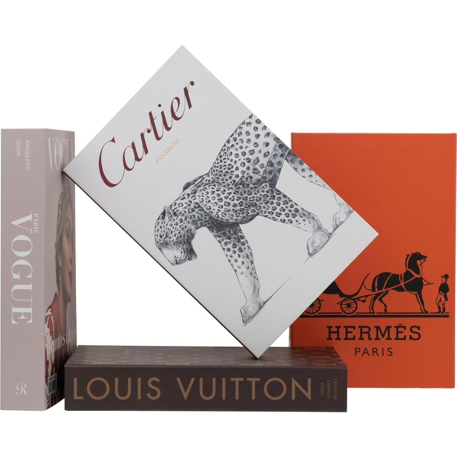 Conjunto de Libros Decorativos Glam Probenex - 4 Piezas