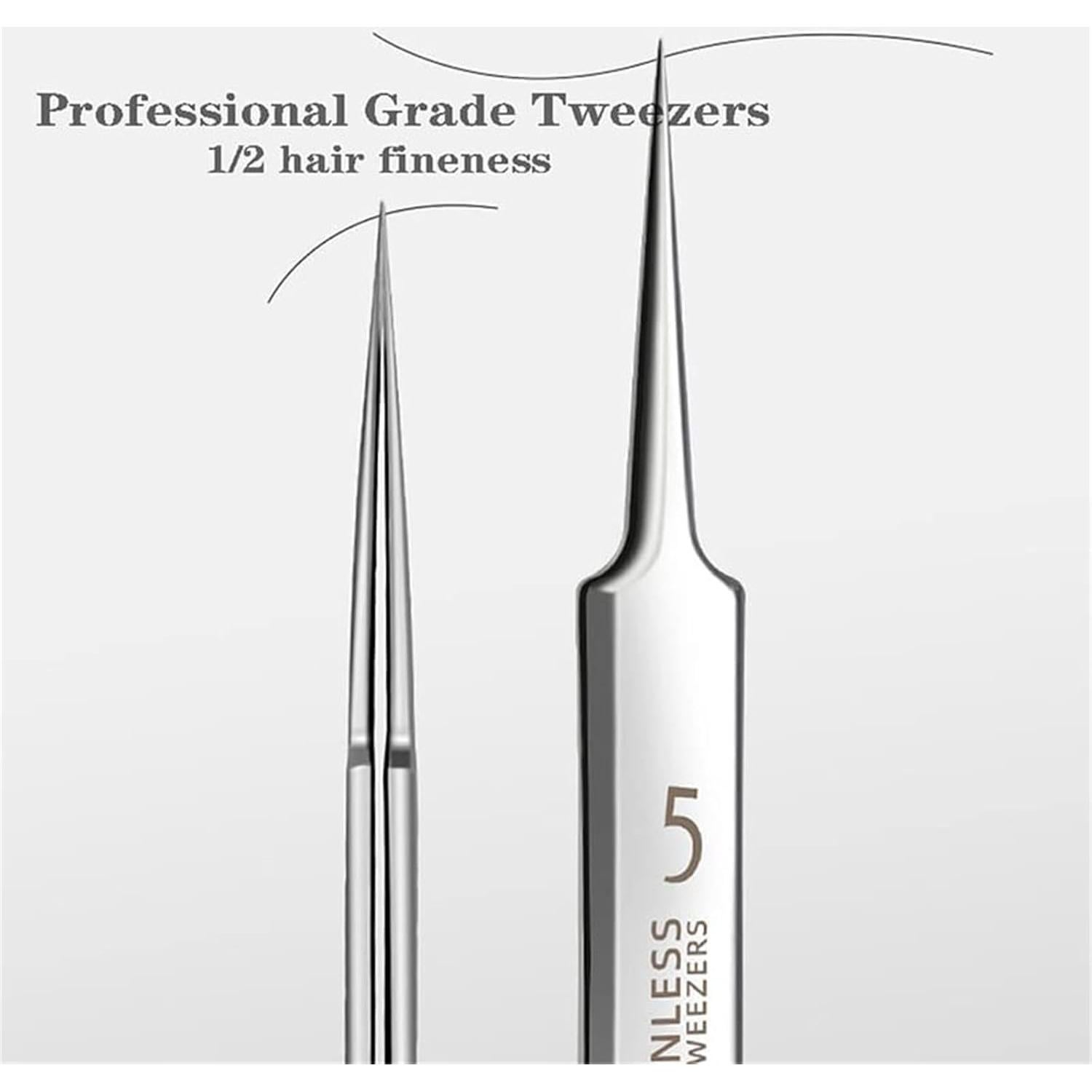 Kit de Pinzas para Puntos Negros Fecong - Acero Inoxidable 8PCS