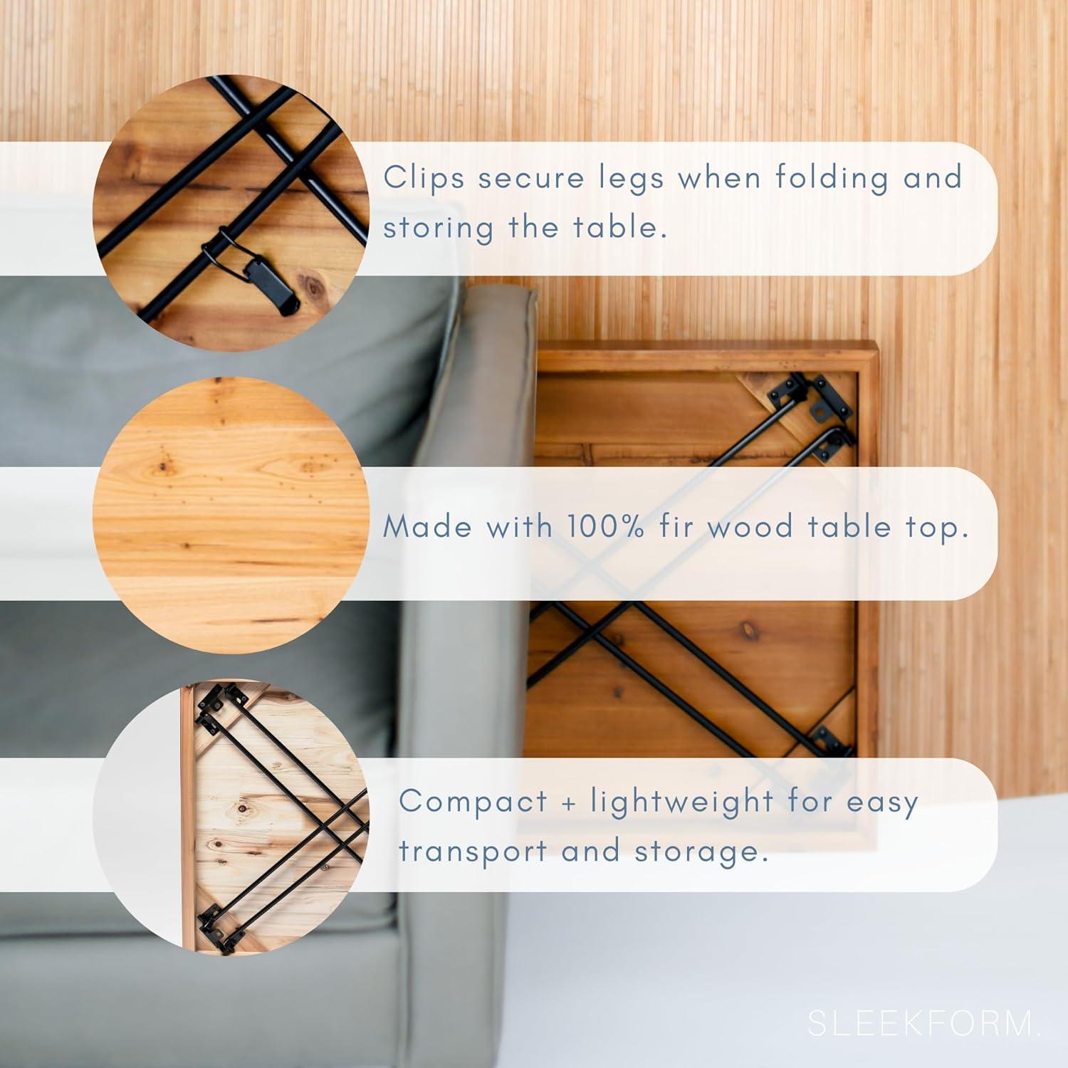 Mesa Plegable Sleekform El Portland - Escritorio 109.9x56.5cm