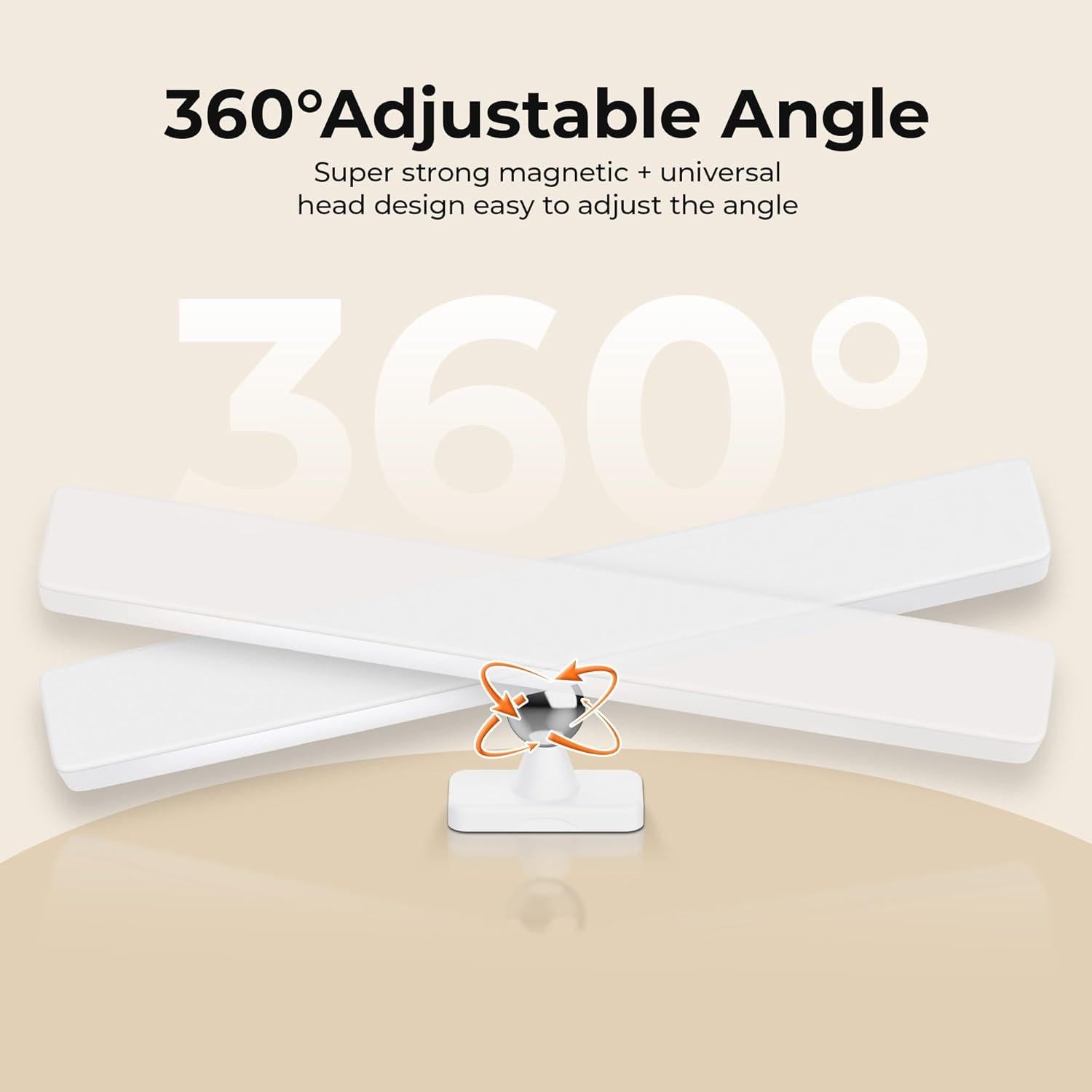 Espejo de Maquillaje LED Benature LCL025 6500K Recargable