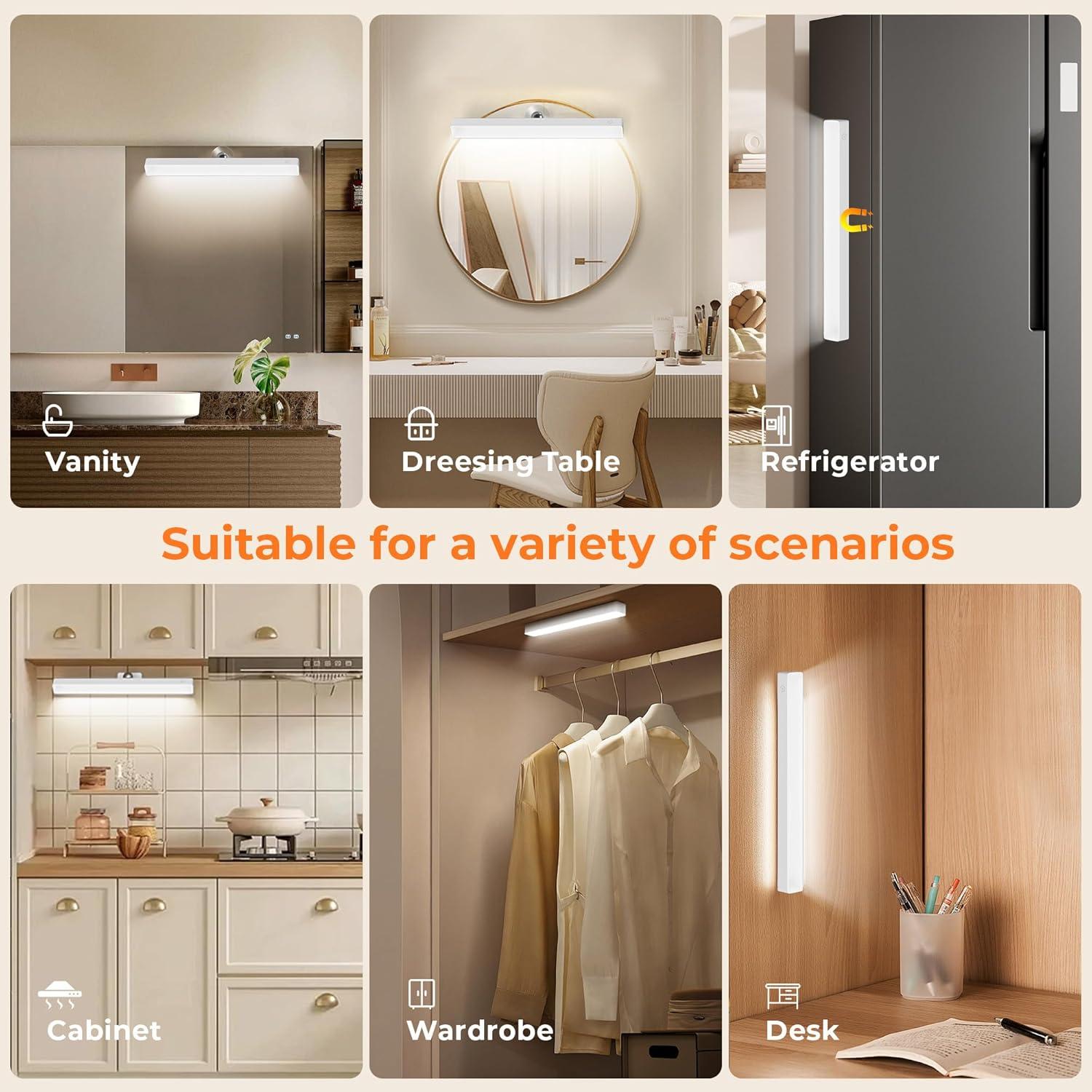 Espejo de Maquillaje LED Benature LCL025 6500K Recargable