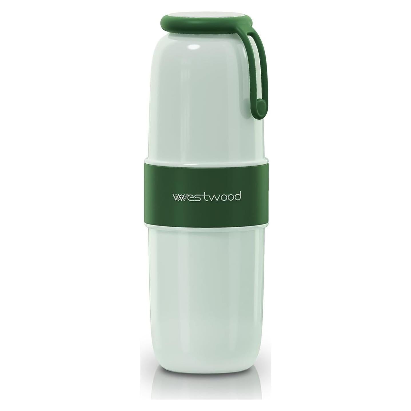 Estuche de viaje para cepillos de dientes FQDGTFA verde 21cm