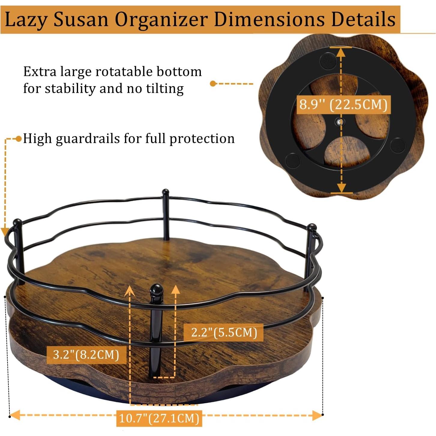 Organizador Giratorio Lazy Susan BaiWinlar 28 cm Antideslizante