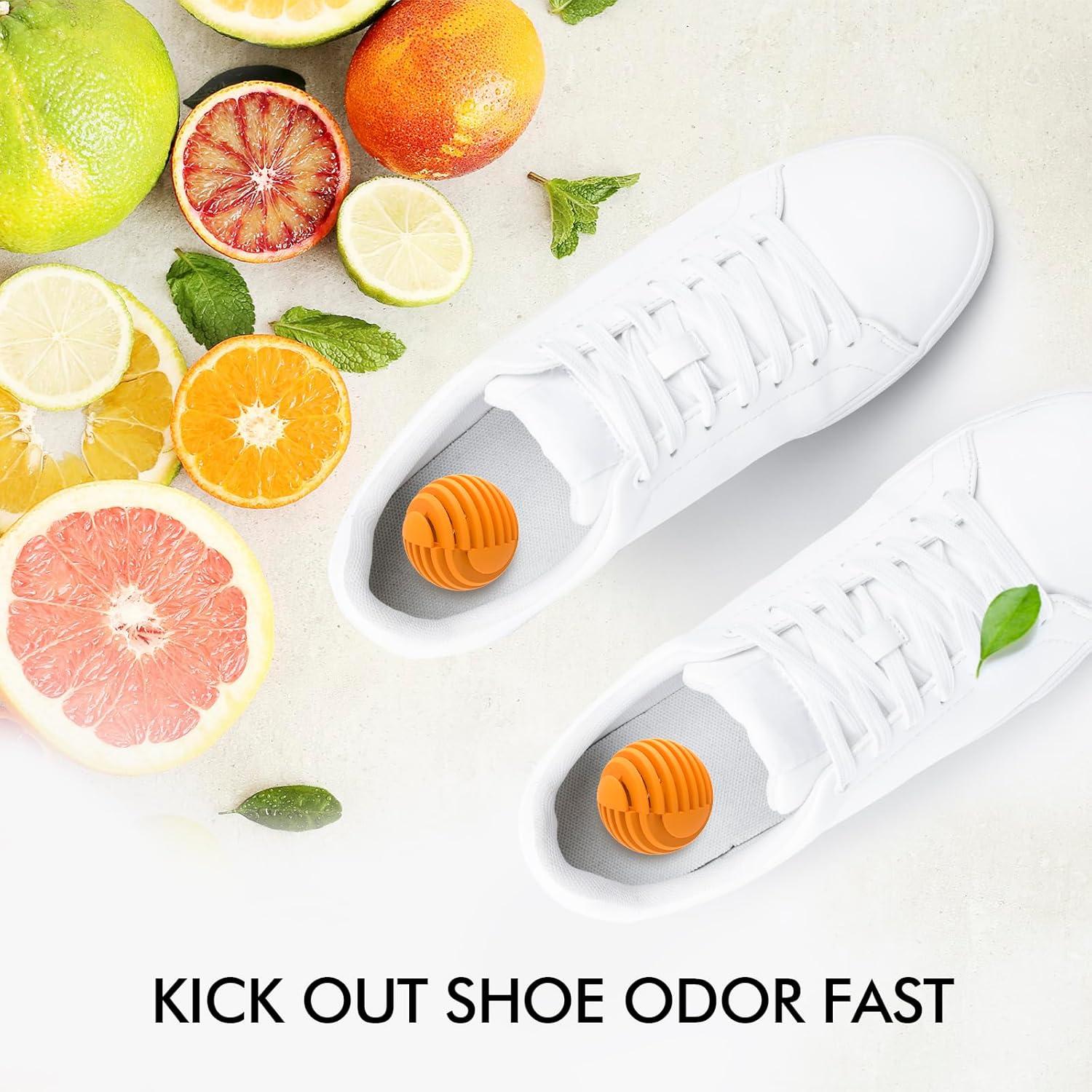 Bolas Desodorantes para Zapatos Xcleen - Aroma Cítrico 6 Pzas