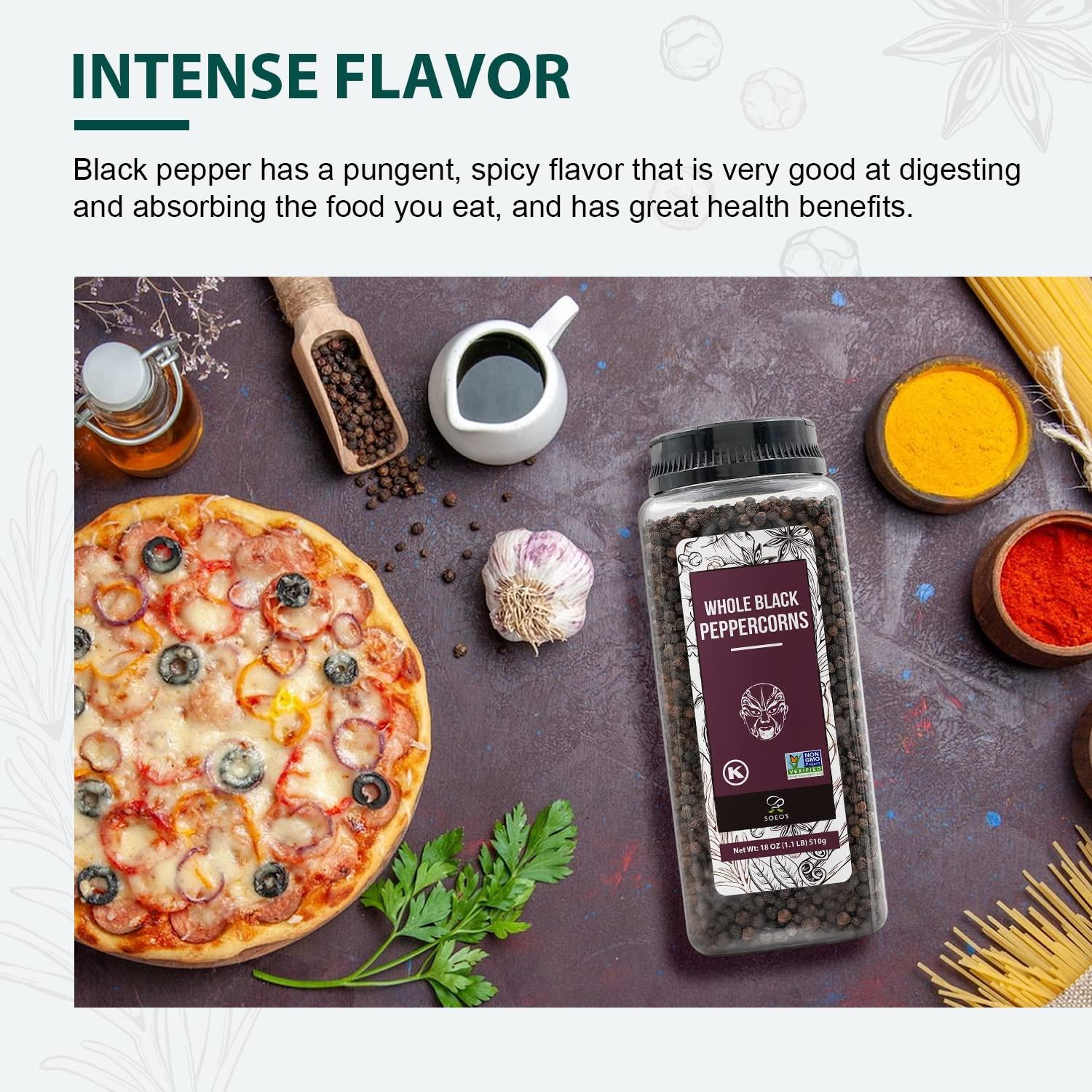 Soeos Sal del Mar Himalayo 1.1 kg + Pimienta Negra 0.5 kg