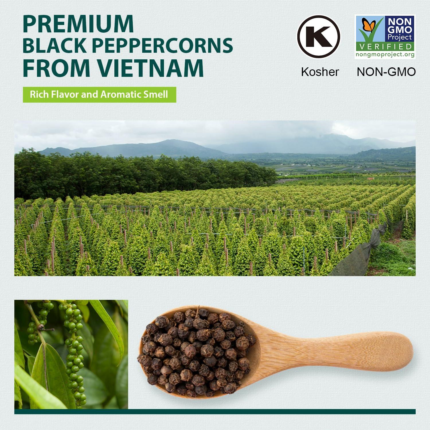 Soeos Sal del Mar Himalayo 1.1 kg + Pimienta Negra 0.5 kg