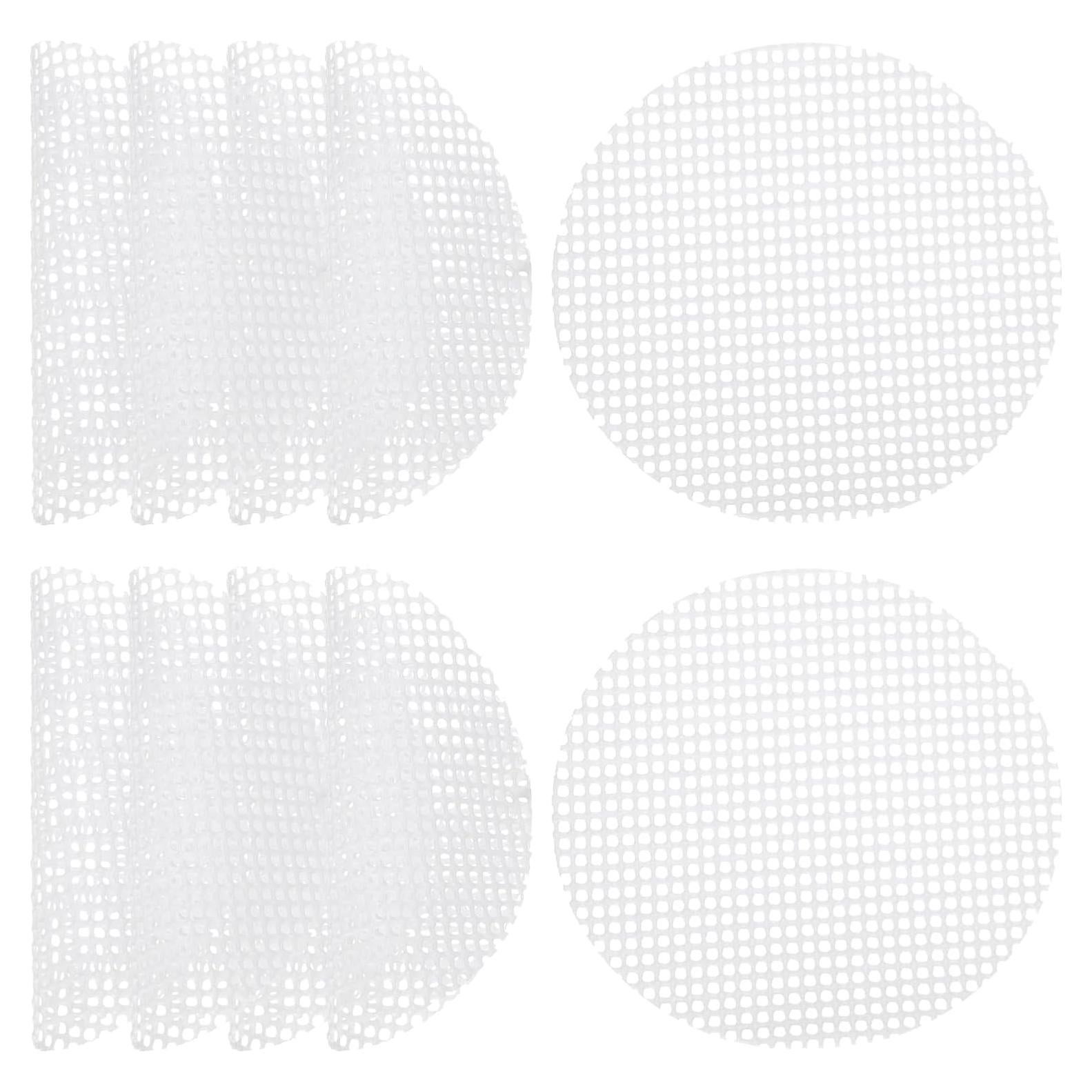 20 Tapas de Vapor Reutilizables Silicona uxcell 6.5 cm Blancas