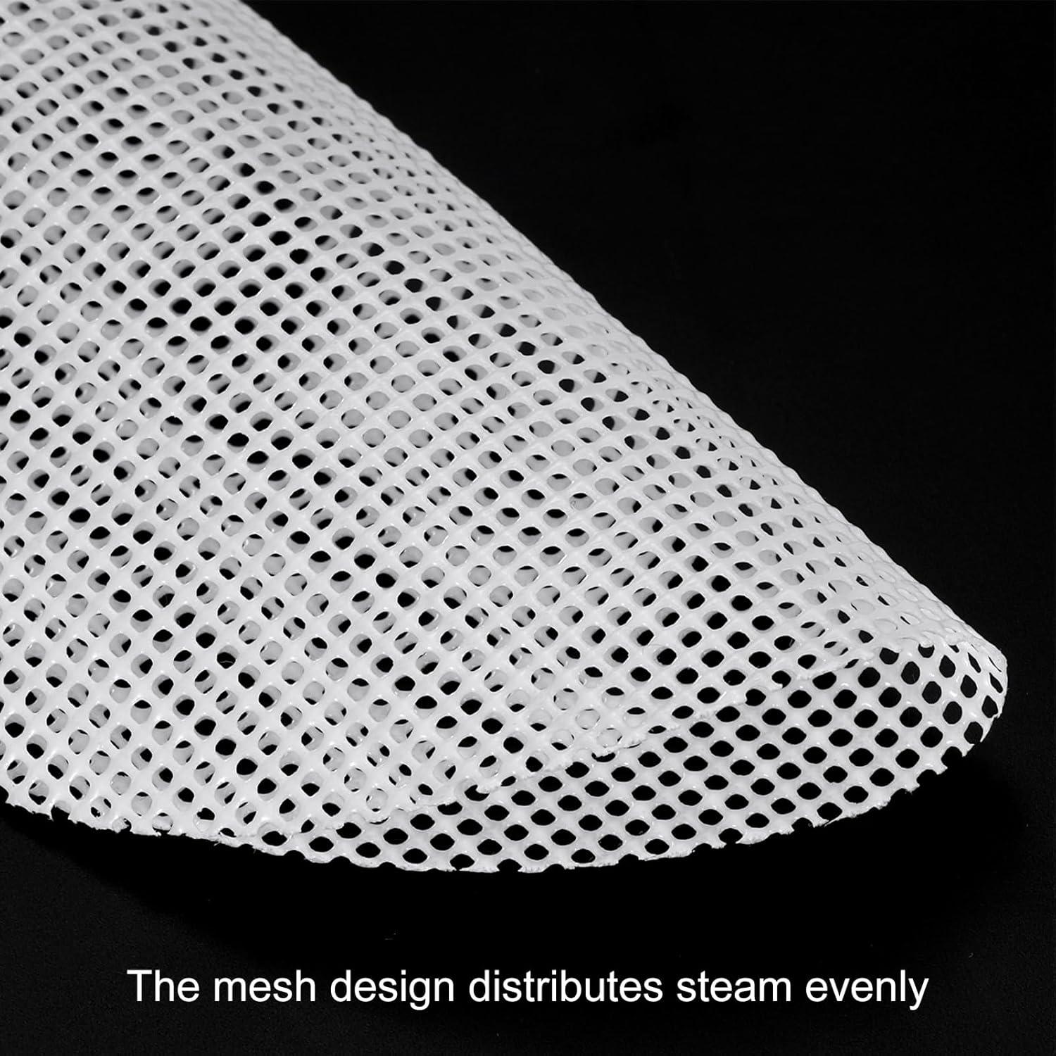 20 Tapas de Vapor Reutilizables Silicona uxcell 6.5 cm Blancas