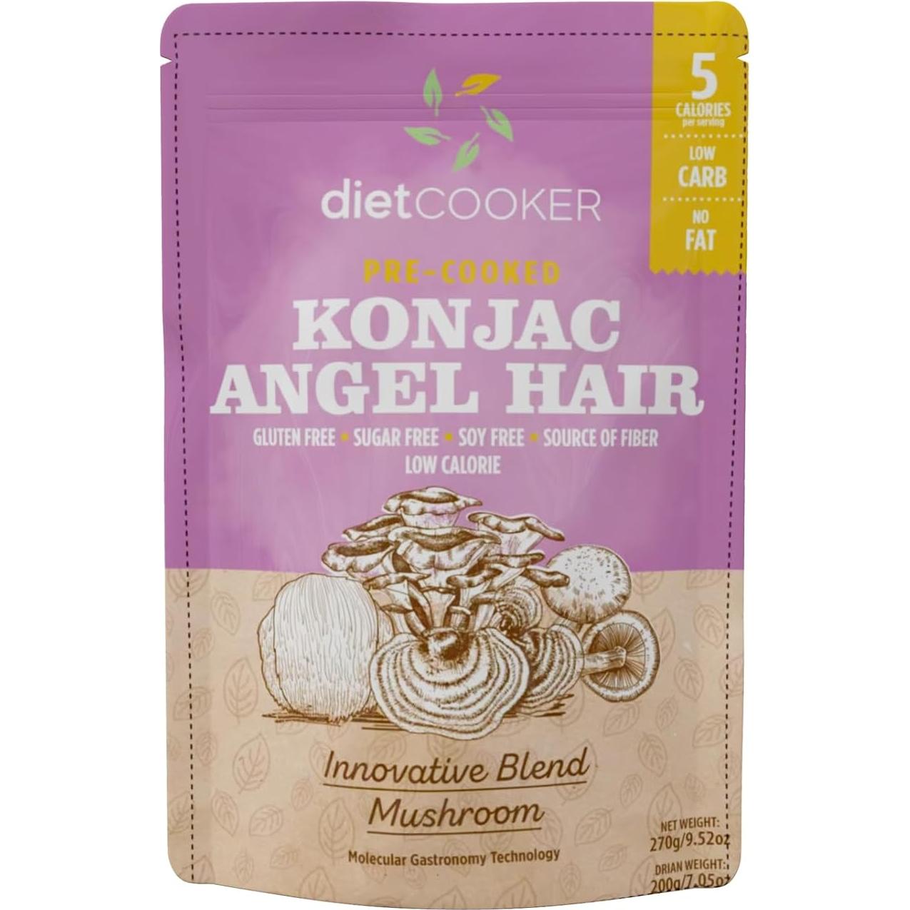 Fideos Shirataki Konjac Cabello de Ángel con Champiñón 270 g