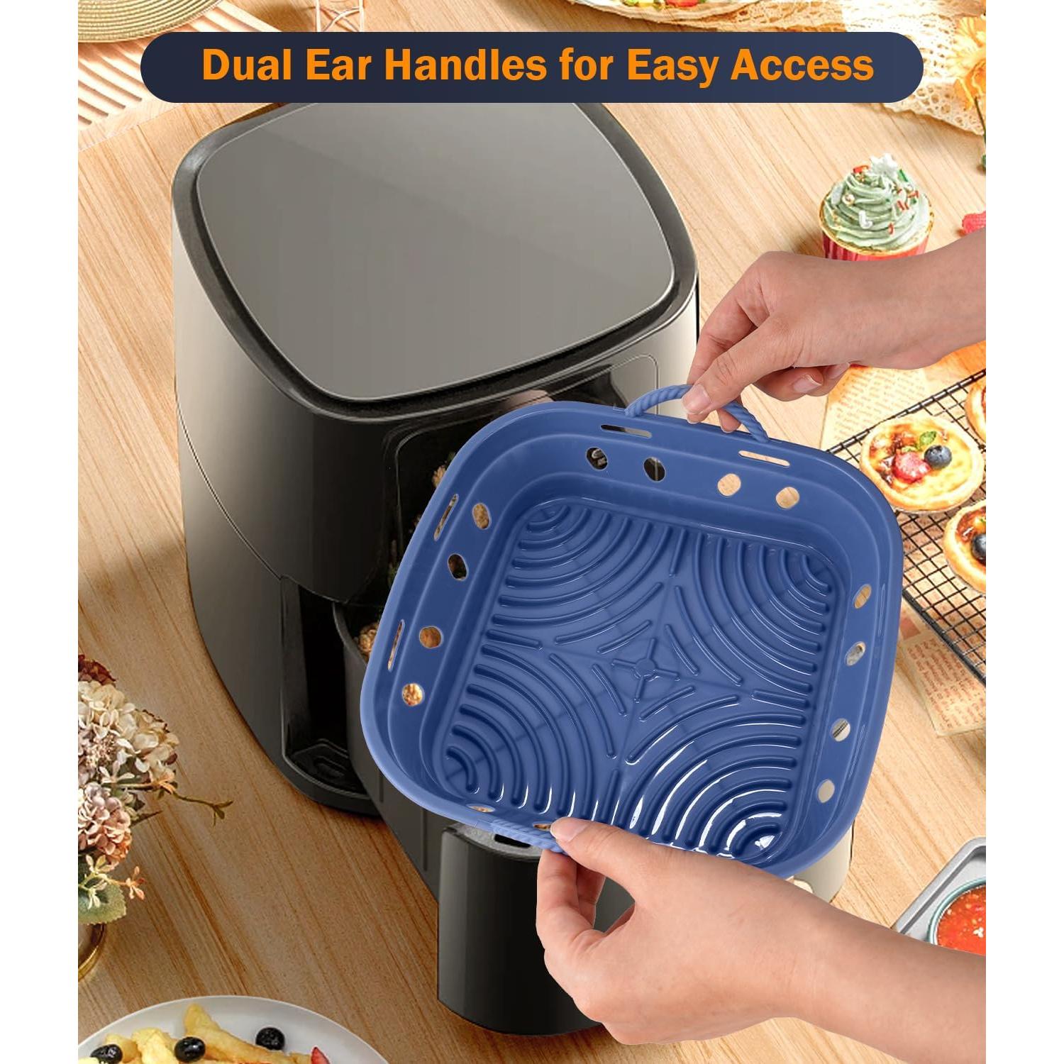 Forros de Silicona Reutilizables AMFOCUS para Freidora de Aire 22.86cm