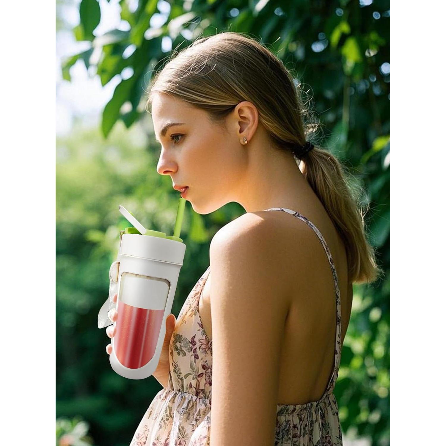 Batidora Portátil JYINKZF 340ml con Batería Recargable 4000mAh