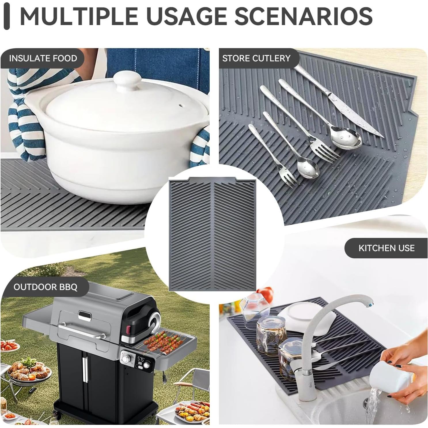 Alfombrilla de Silicona HuanRanYo para Plancha Ninja FlexFlame