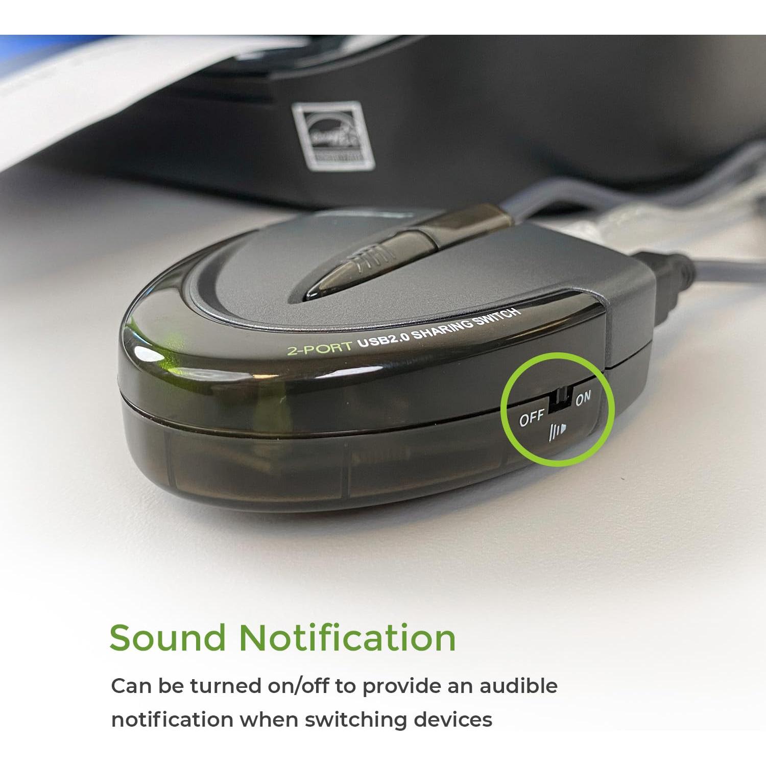 Interruptor USB 2.0 IOGEAR GUB231 para 2 Computadoras