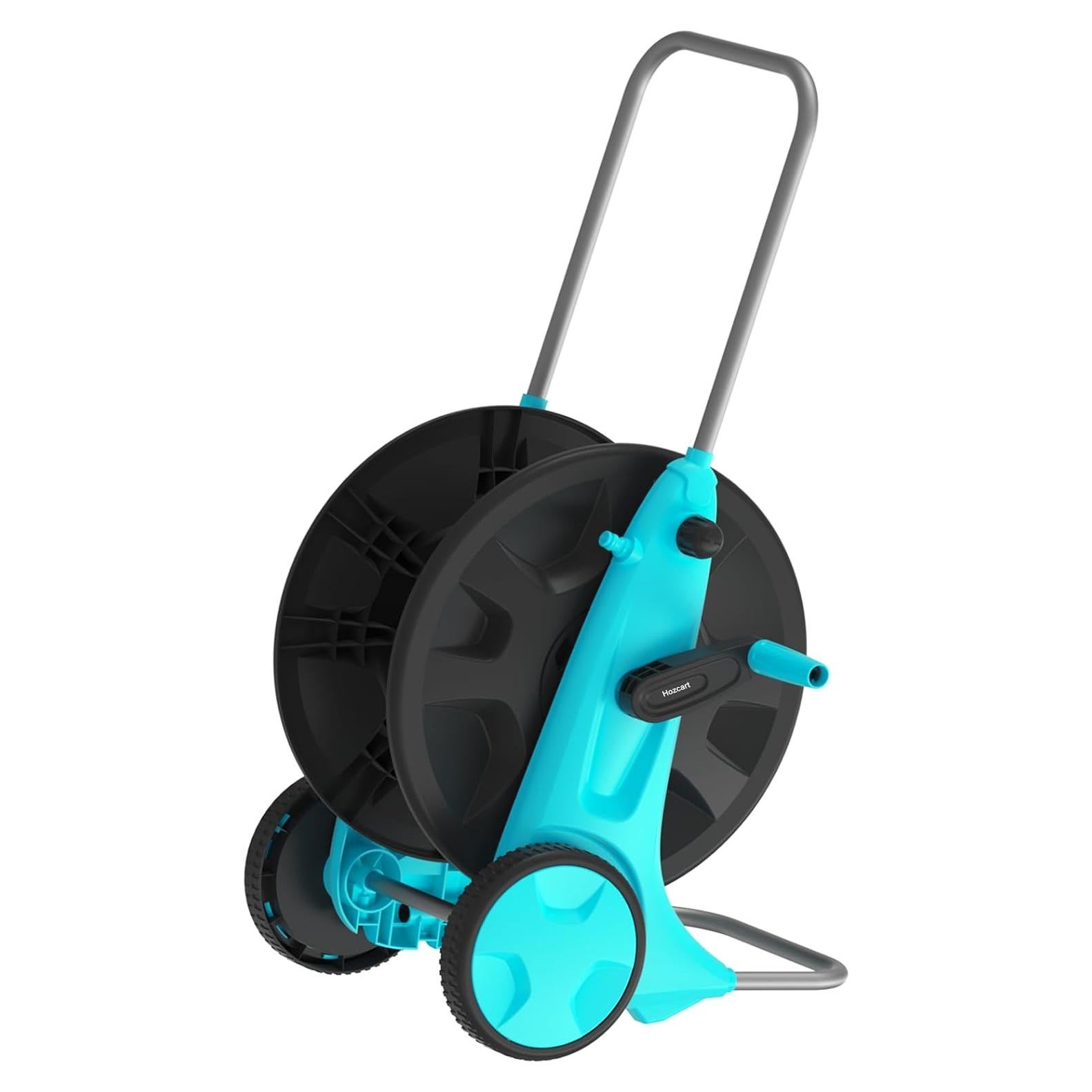 Carro de Manguera Hozcart Azul para Jardín 150-180 pies