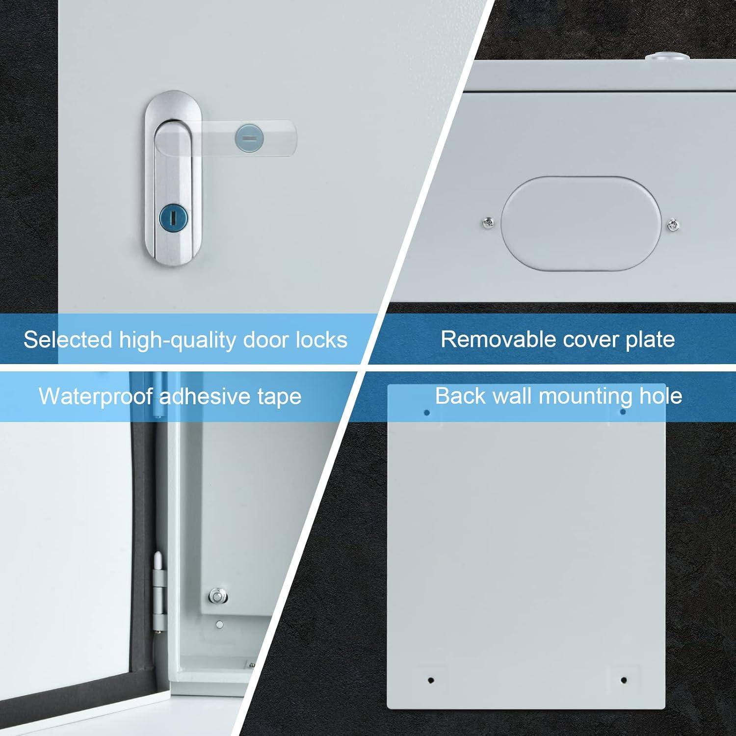 Caja Eléctrica de Acero JINDOUZI IP65 25x20x15 cm