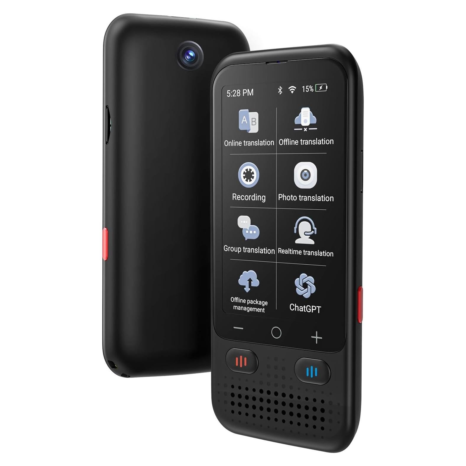 Traductor de Idiomas AI Z5 - Sin WiFi, 150+ Idiomas, Compacto