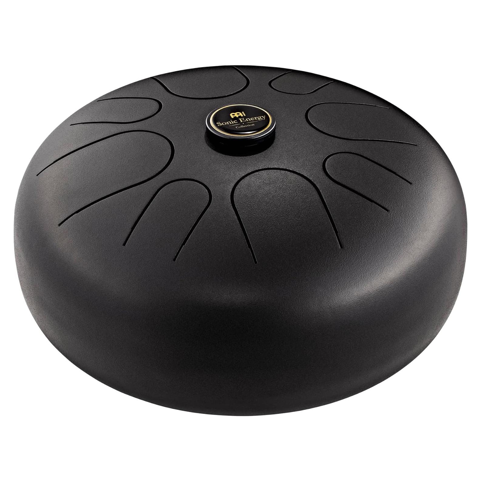 Meinl Steel Tongue Drum 8 Notas 30.48 cm Negro con Mallets y Bolsa