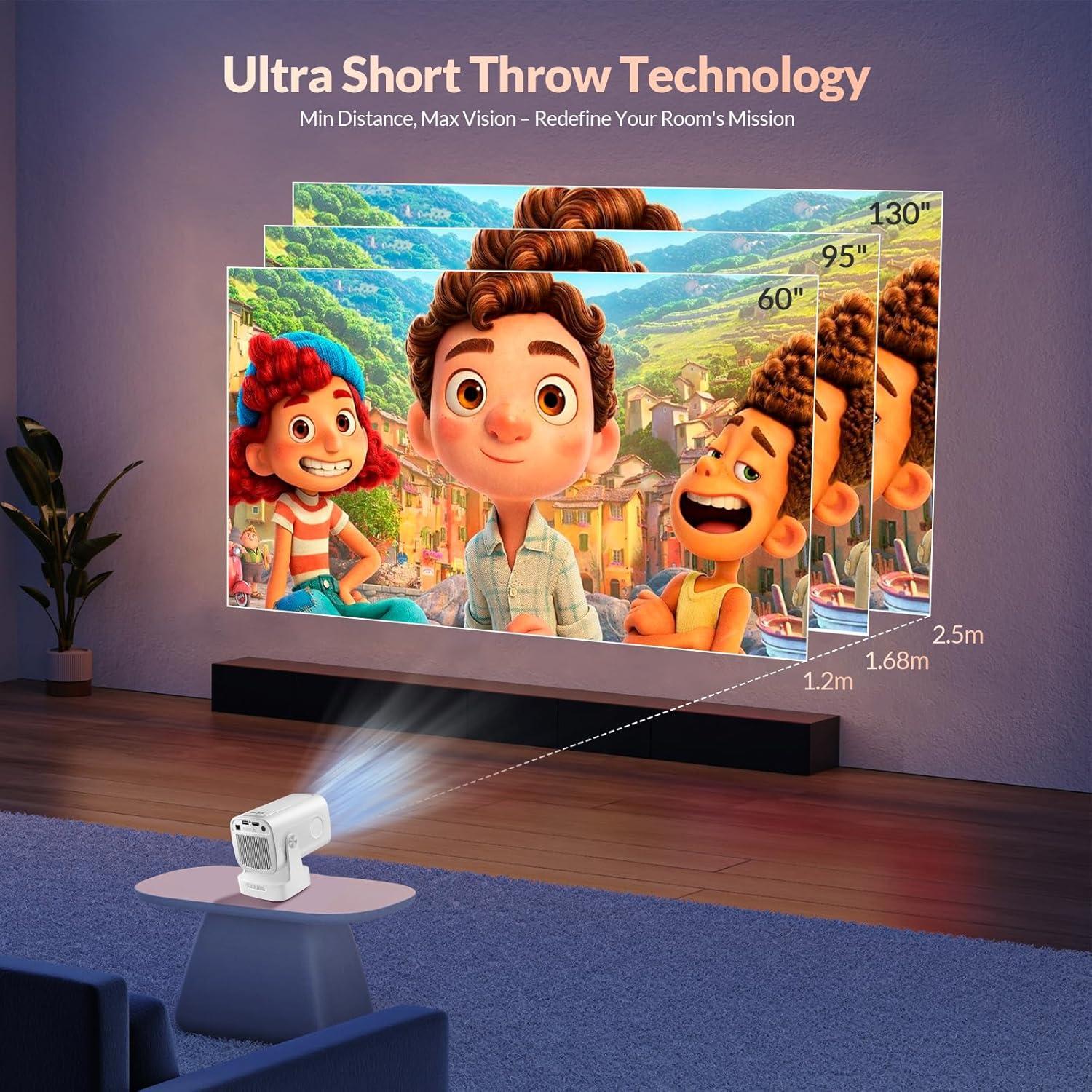 Proyector Mini Inteligente Reiie HY260Pro 1080P Auto Enfoque