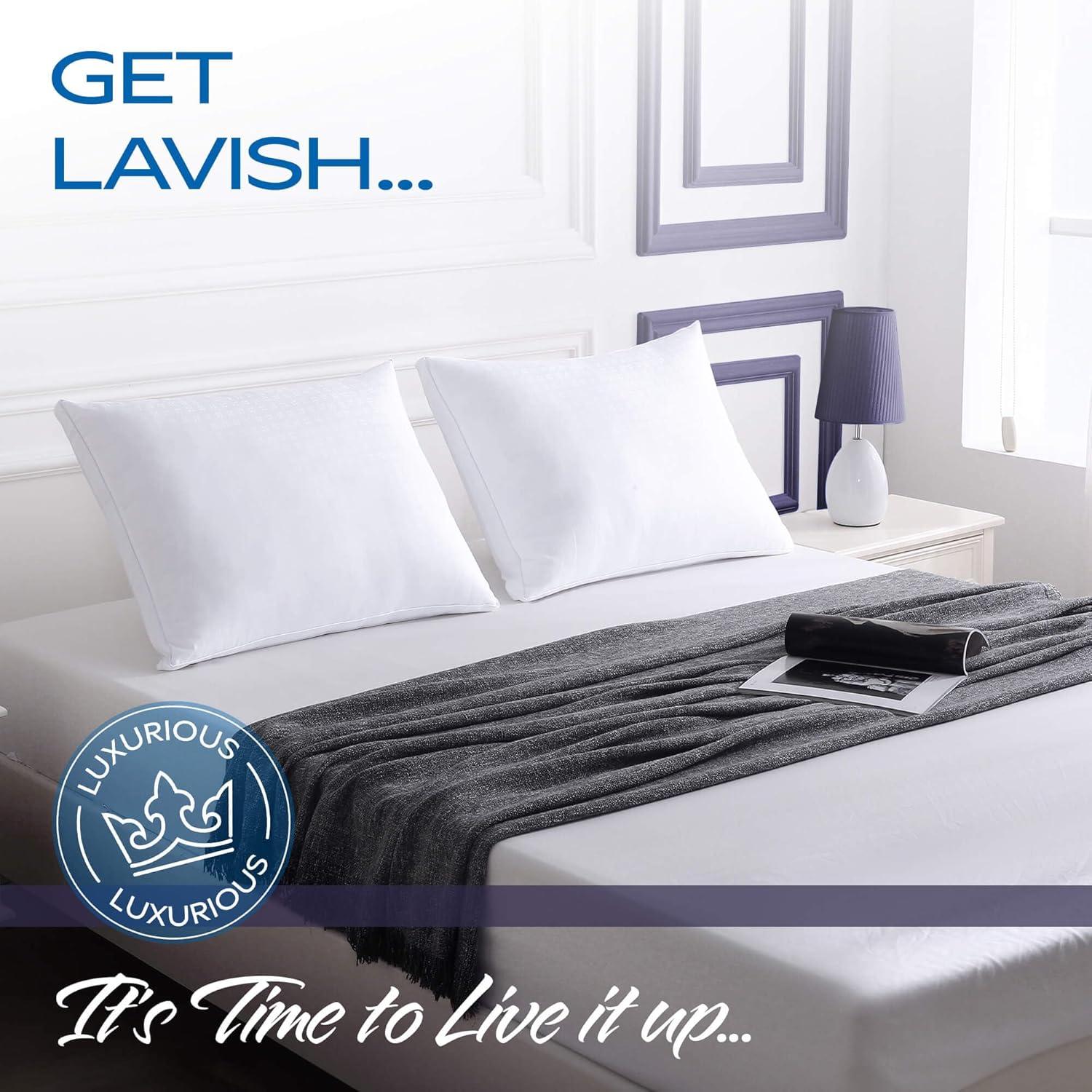 Almohada Estándar Maxi Deluxe 100% Algodón 300TC - Suave y Cómoda