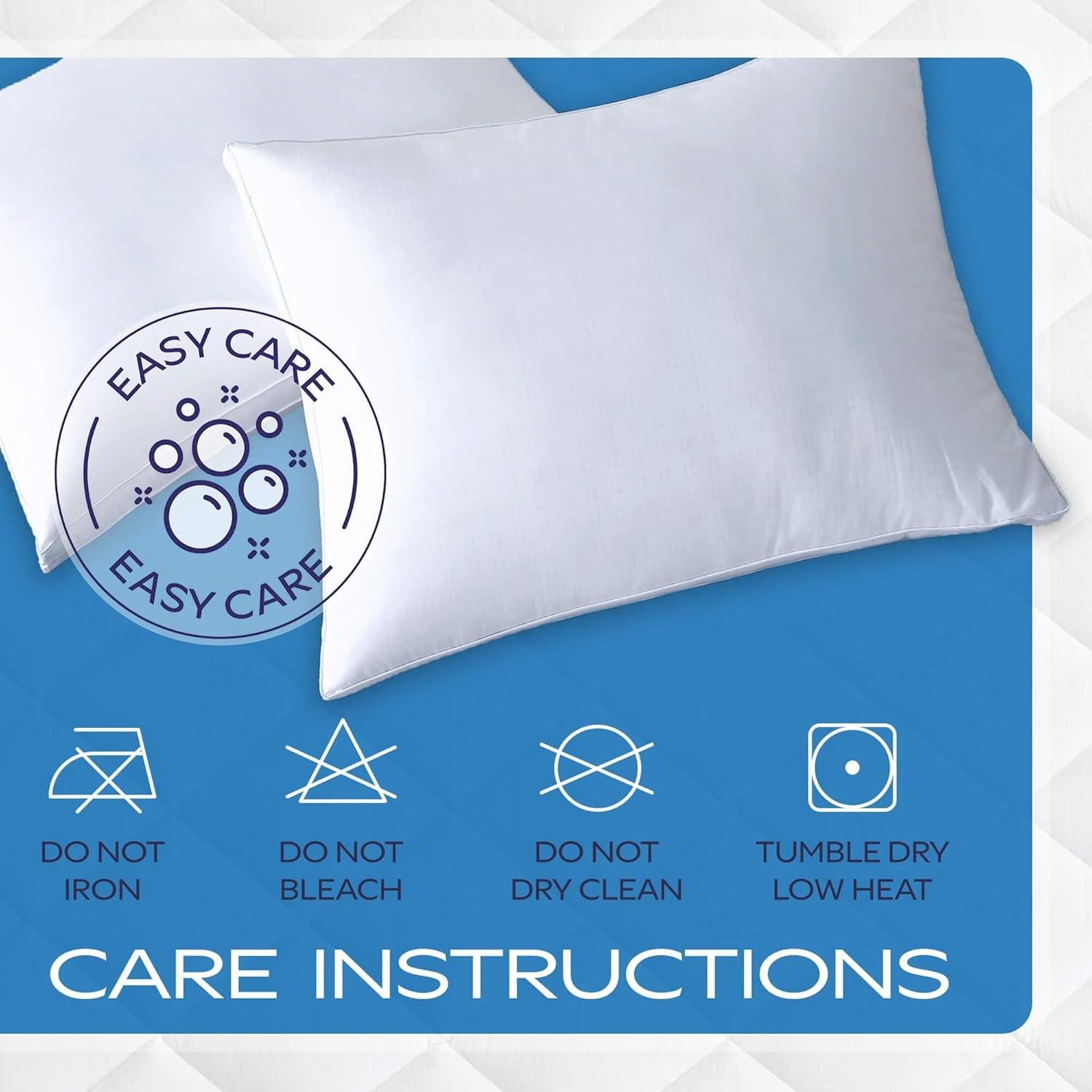 Almohada Estándar Maxi Deluxe 100% Algodón 300TC - Suave y Cómoda