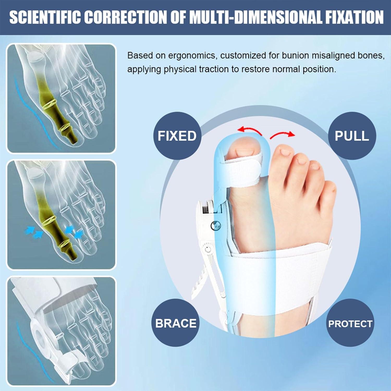 Corrector de Juanetes Fittakan Negro - Alivio Hallux Valgus