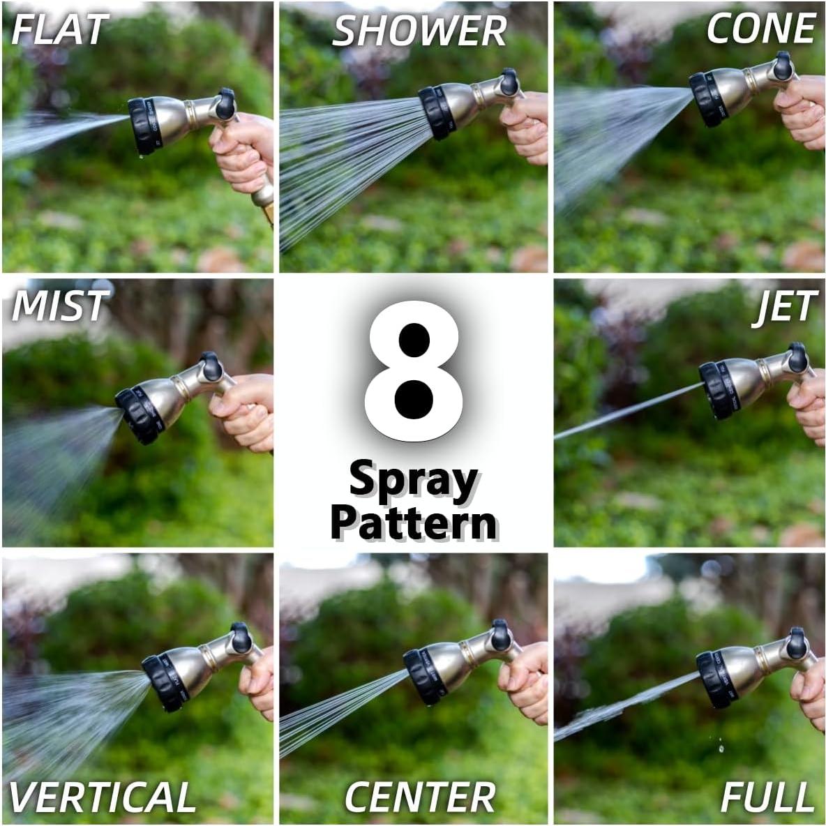 Boquilla de Manguera de Jardín V.C.Formark Metal 8 Patrones