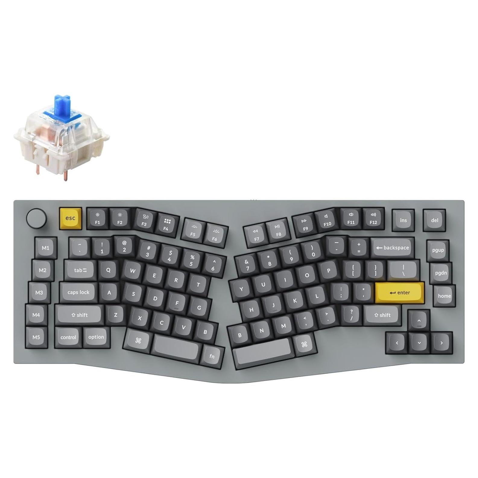 Teclado Mecánico Keychron Q10 75% Programable Gateron Blue