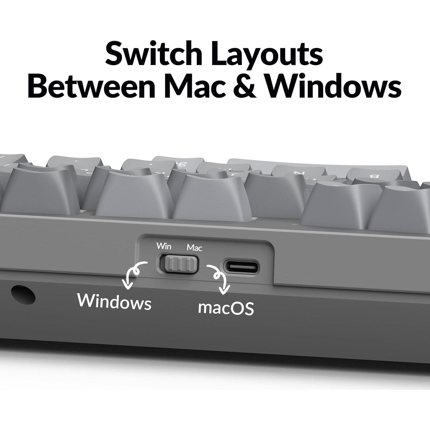 Teclado Mecánico Keychron Q10 75% Programable Gateron Blue