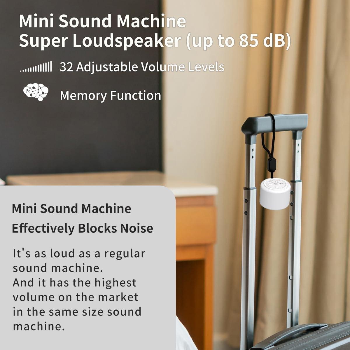 Máquina de Sonido Blanco Portátil BodyHush BWM-HA2 30 Sonidos