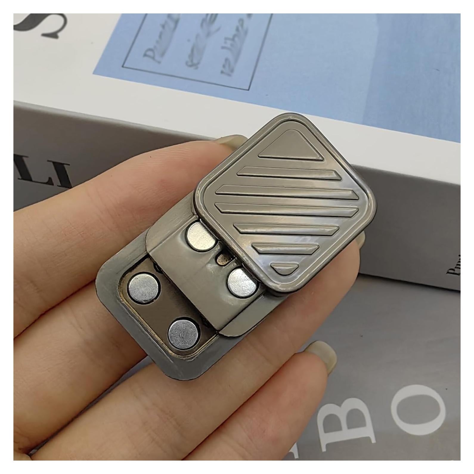 Juguete Antiestrés EDC T-Conceal Deslizador Magnético Gris